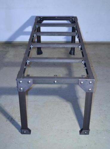 chassis de table industrielle acier rivete demontable small